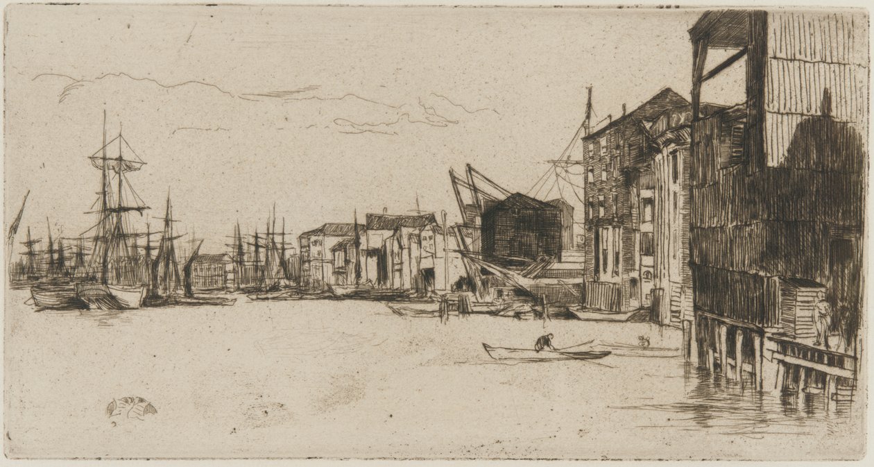 Serbest Ticaret İskelesi by James Abbott McNeill Whistler