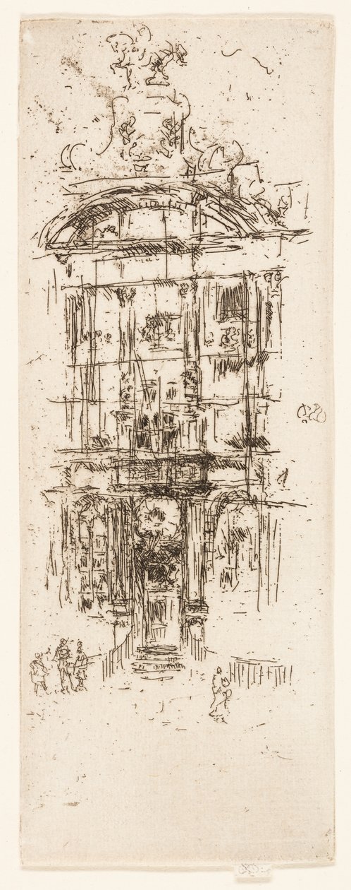 Altın Ev, Brüksel by James Abbott McNeill Whistler