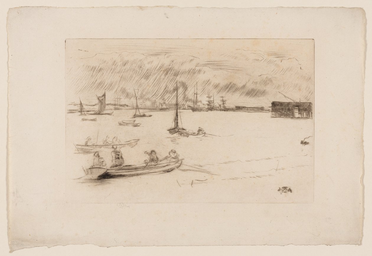 yeşil alan by James Abbott McNeill Whistler