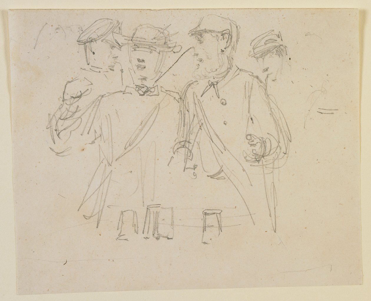 dört kişilik grup by James Abbott McNeill Whistler