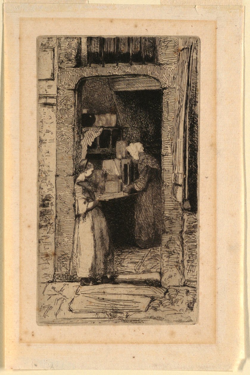 hardal satıcısı by James Abbott McNeill Whistler