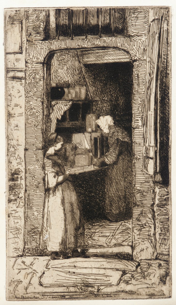 hardal satıcısı by James Abbott McNeill Whistler
