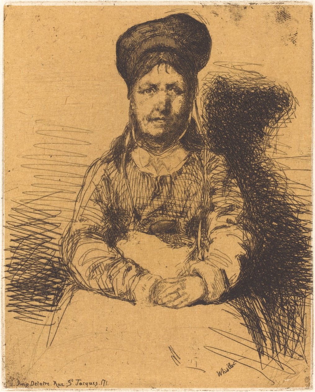 La Retameuse by James Abbott McNeill Whistler