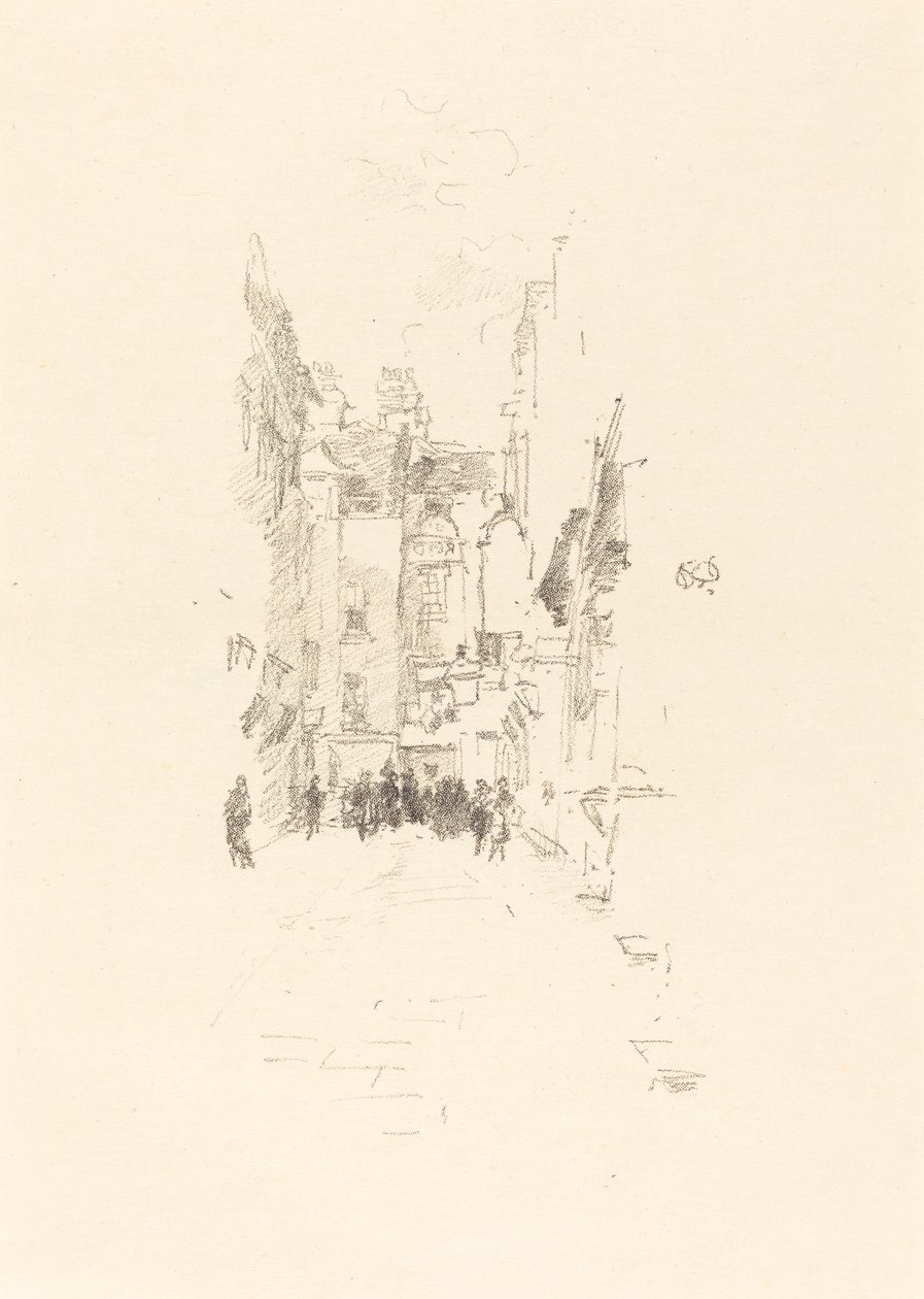 Küçük Mahkeme, Kumaş Fuarı by James Abbott McNeill Whistler