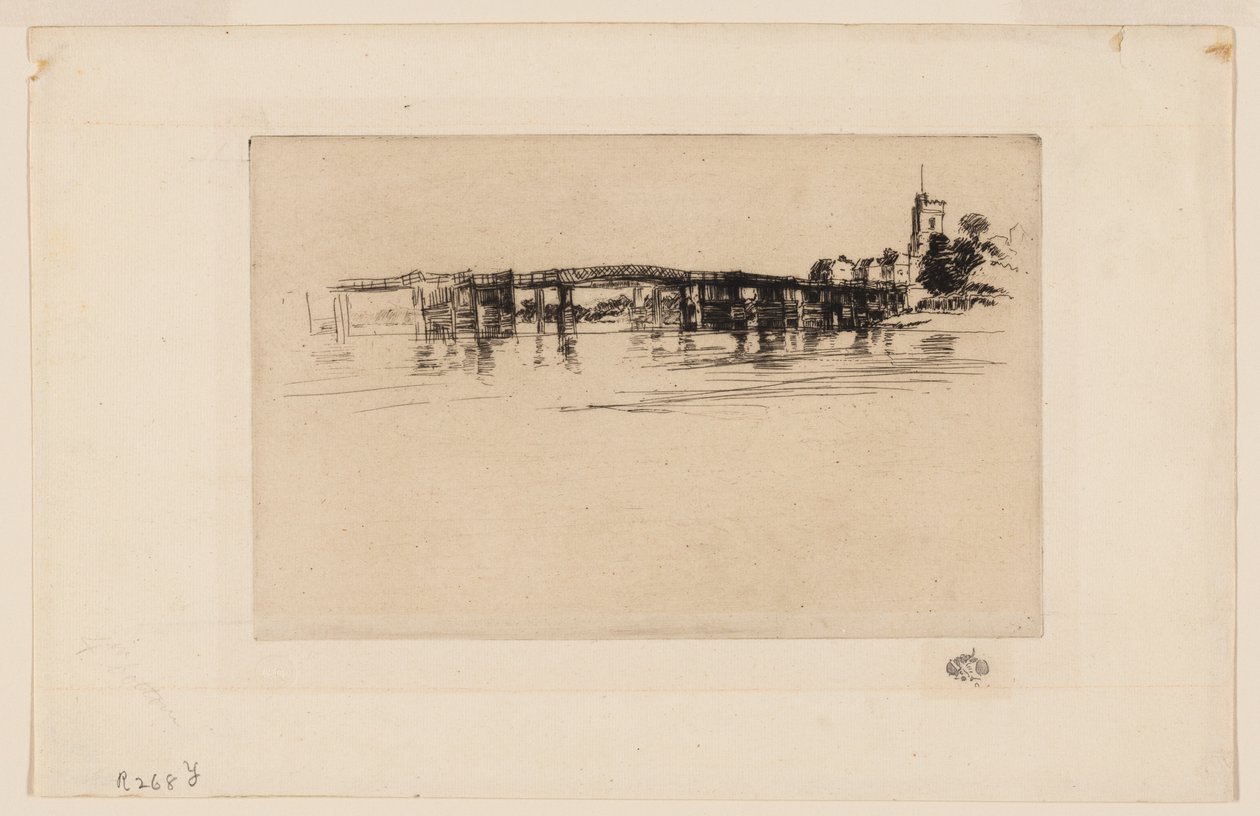 Küçük Putney Köprüsü by James Abbott McNeill Whistler