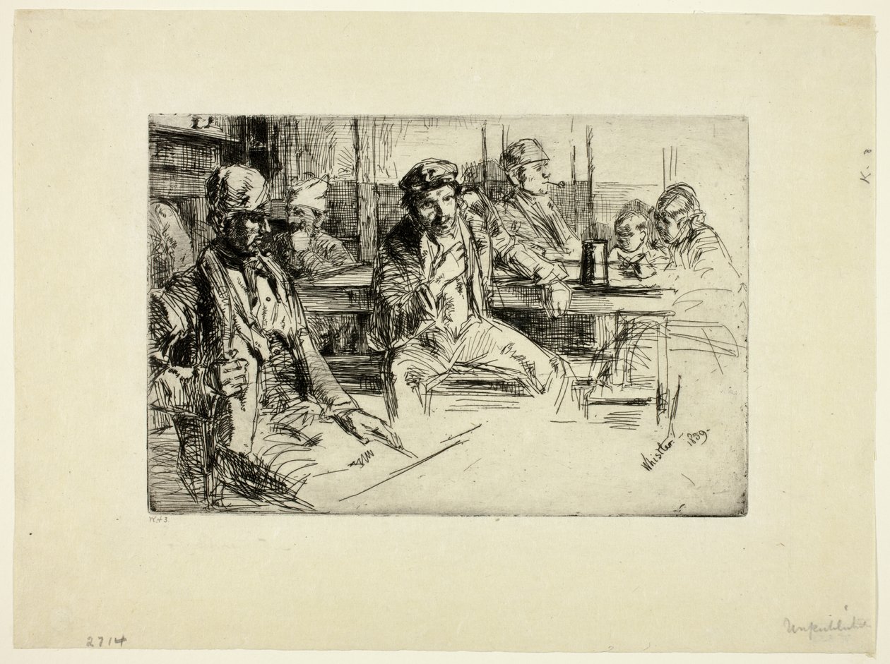 kıyı erkekleri by James Abbott McNeill Whistler