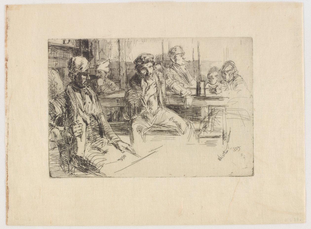 kıyı erkekleri by James Abbott McNeill Whistler