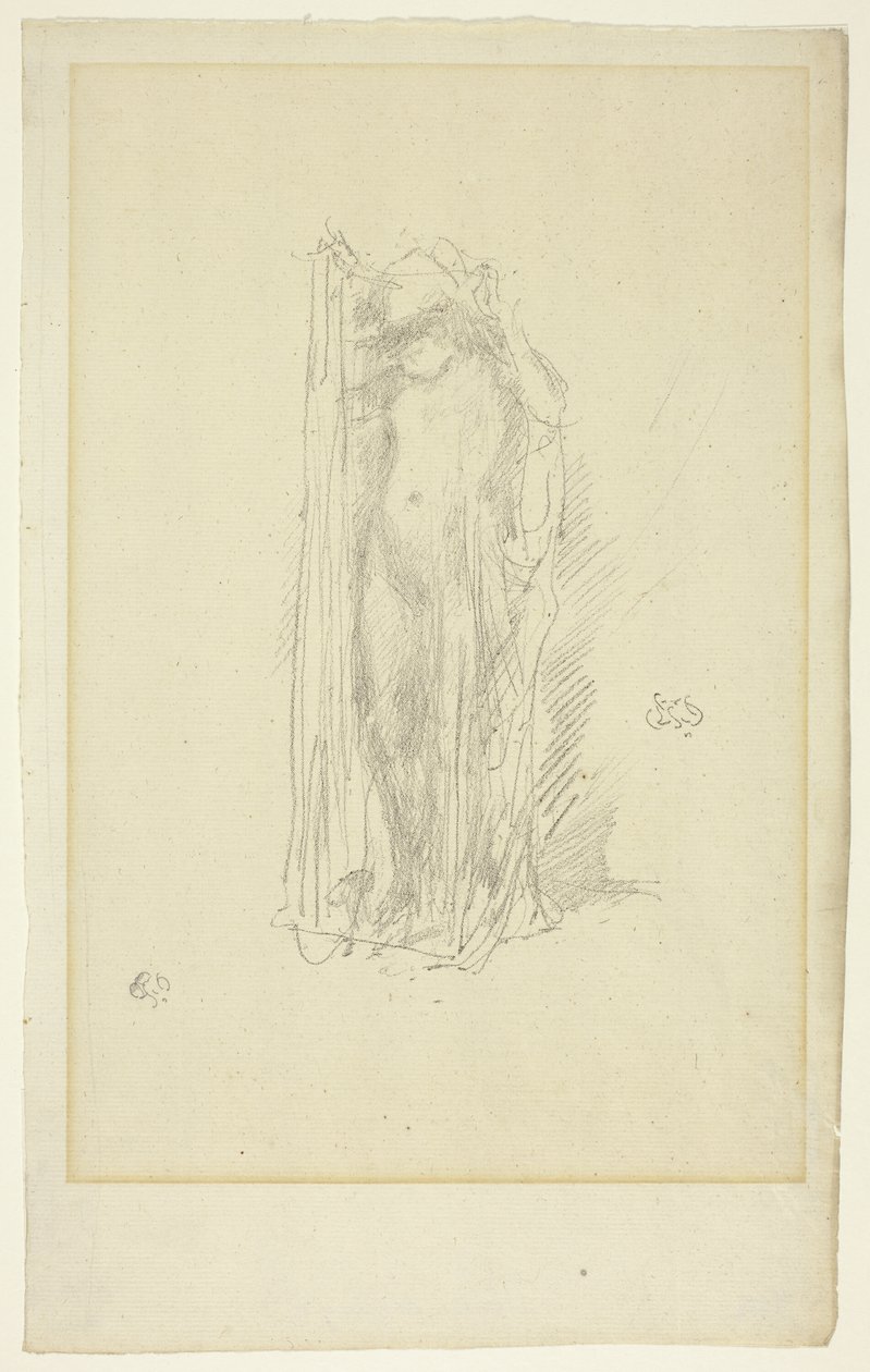 Model Drapajı by James Abbott McNeill Whistler