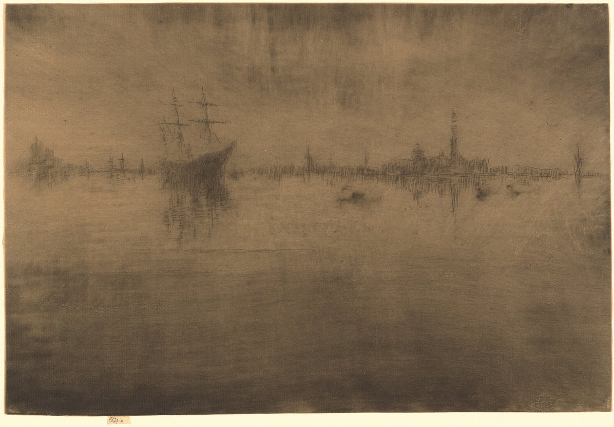 gece by James Abbott McNeill Whistler