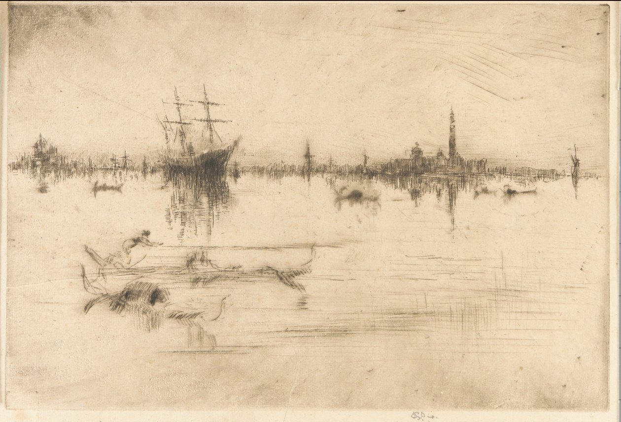 gece by James Abbott McNeill Whistler