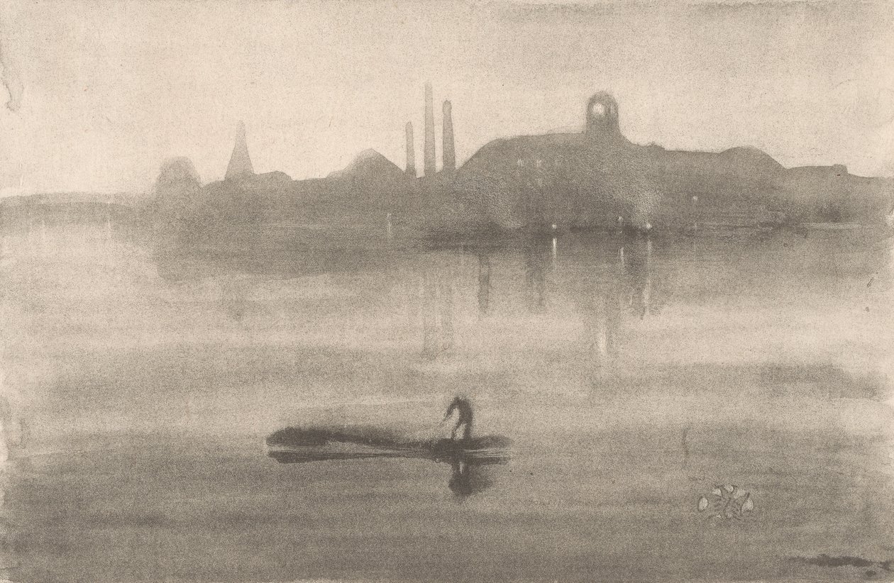 gece by James Abbott McNeill Whistler