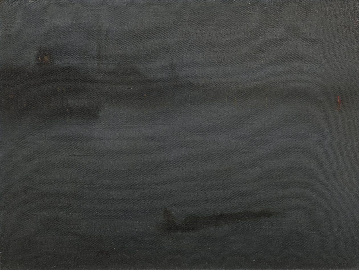 Mavi ve Gümüş Nocturne by James Abbott McNeill Whistler