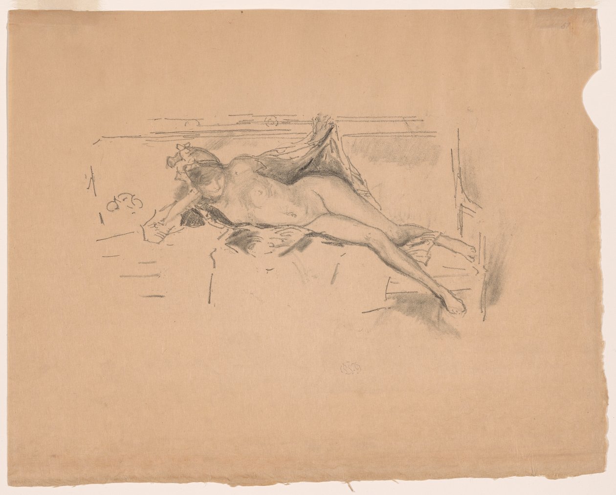 Çıplak Model, Yatan by James Abbott McNeill Whistler