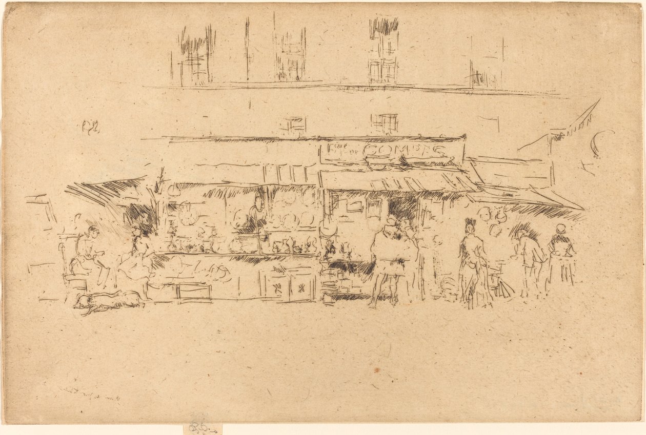 Quai tarafından Monte Bell O by James Abbott McNeill Whistler