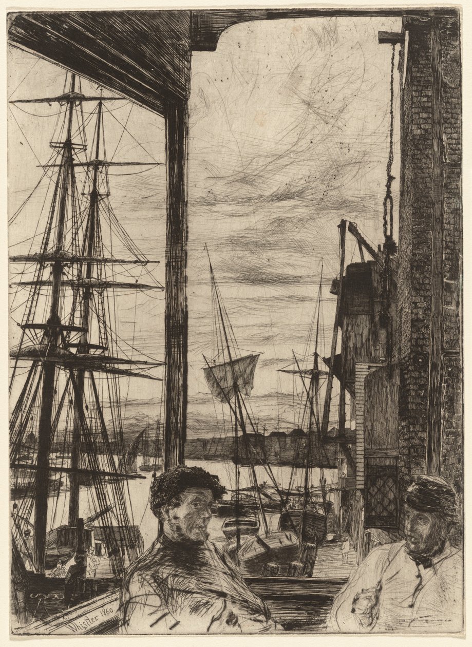 Rotherhithe by James Abbott McNeill Whistler
