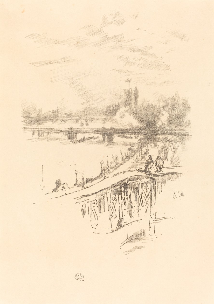Savoy Güvercinleri by James Abbott McNeill Whistler
