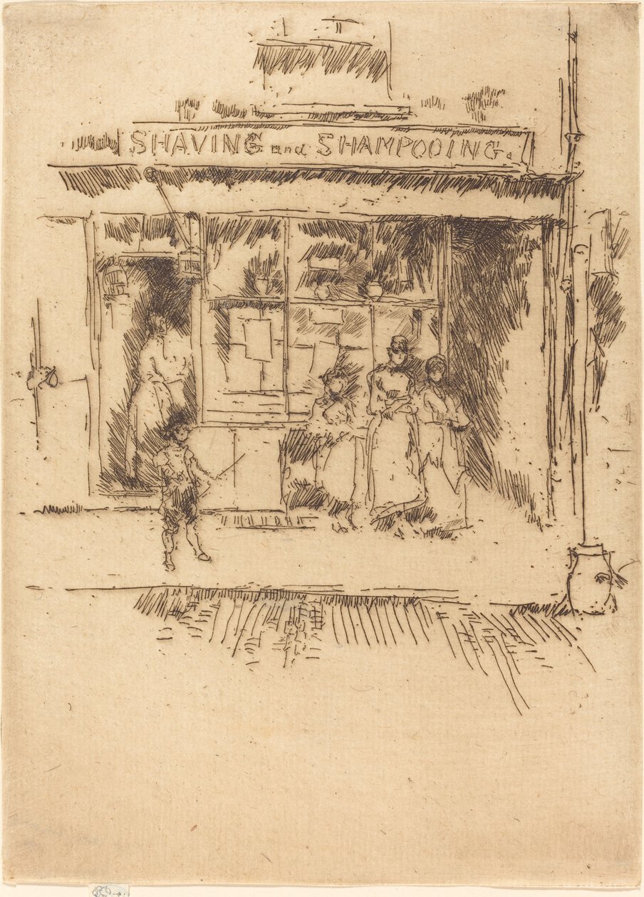 Tıraş ve Şampuanlama by James Abbott McNeill Whistler