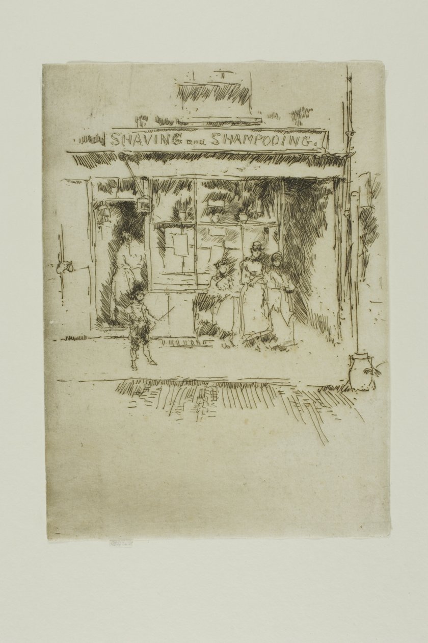 Tıraş ve Şampuanlama by James Abbott McNeill Whistler