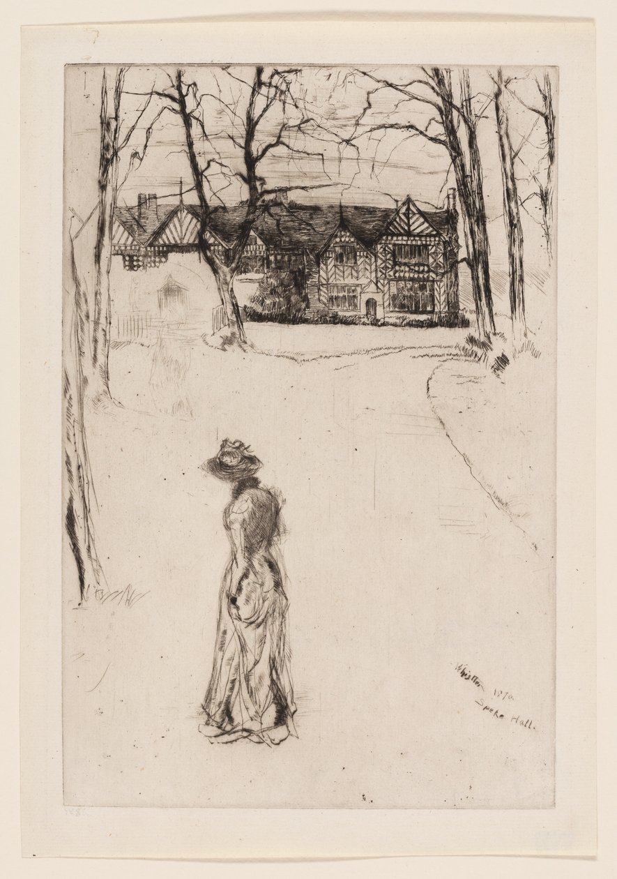 Speke Salonu: Cadde by James Abbott McNeill Whistler