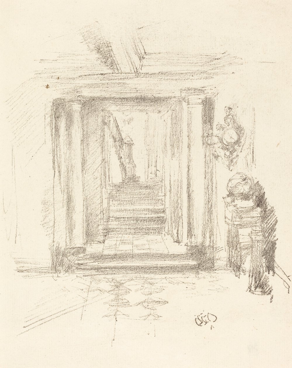 Merdiven by James Abbott McNeill Whistler