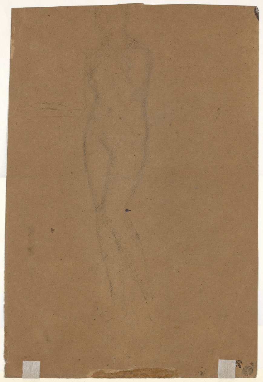 Ayakta Şekil [verso] by James Abbott McNeill Whistler