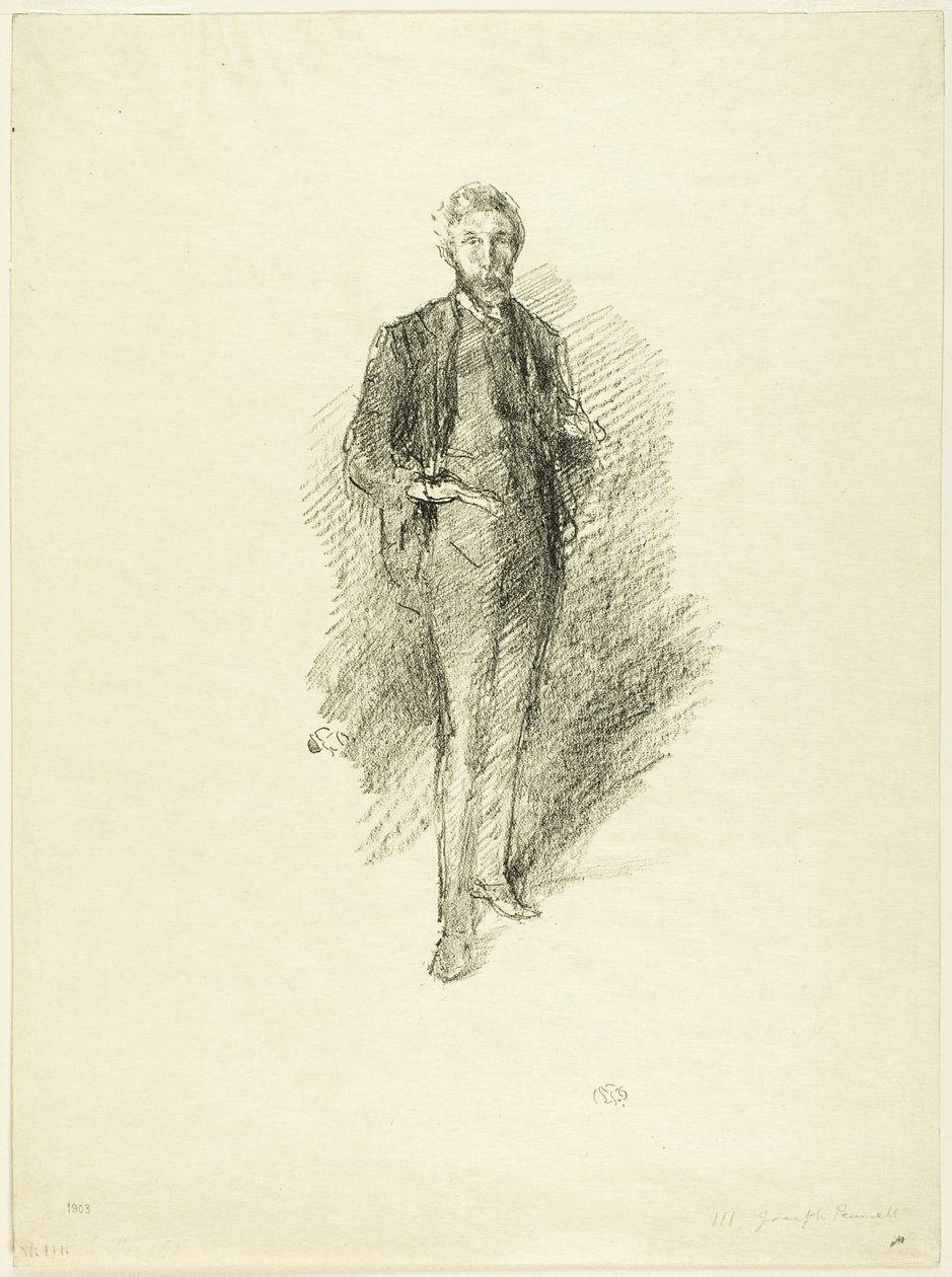 Eğitim: Joseph Pennell by James Abbott McNeill Whistler