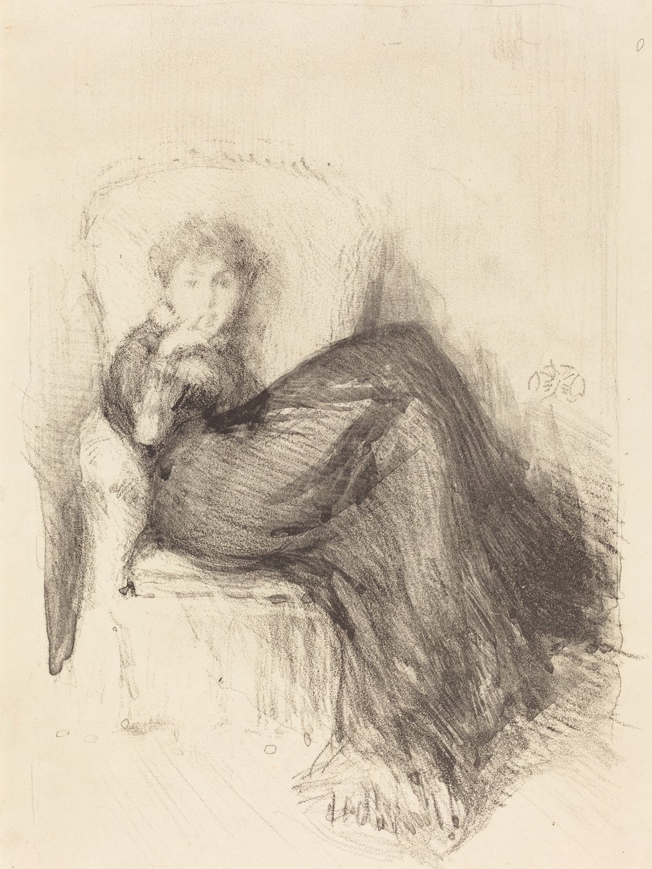 Çalışma: Maude Oturan by James Abbott McNeill Whistler