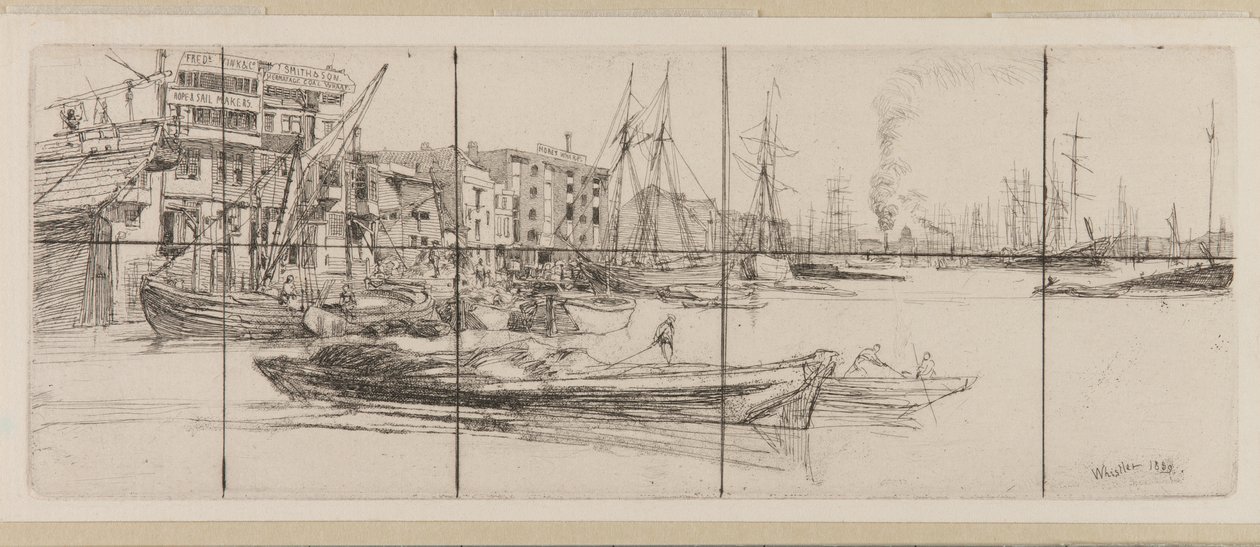 Thames Depoları by James Abbott McNeill Whistler