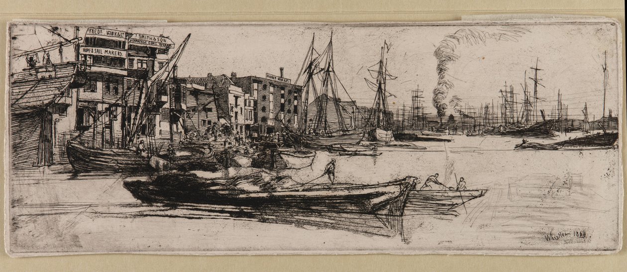 Thames Depoları by James Abbott McNeill Whistler