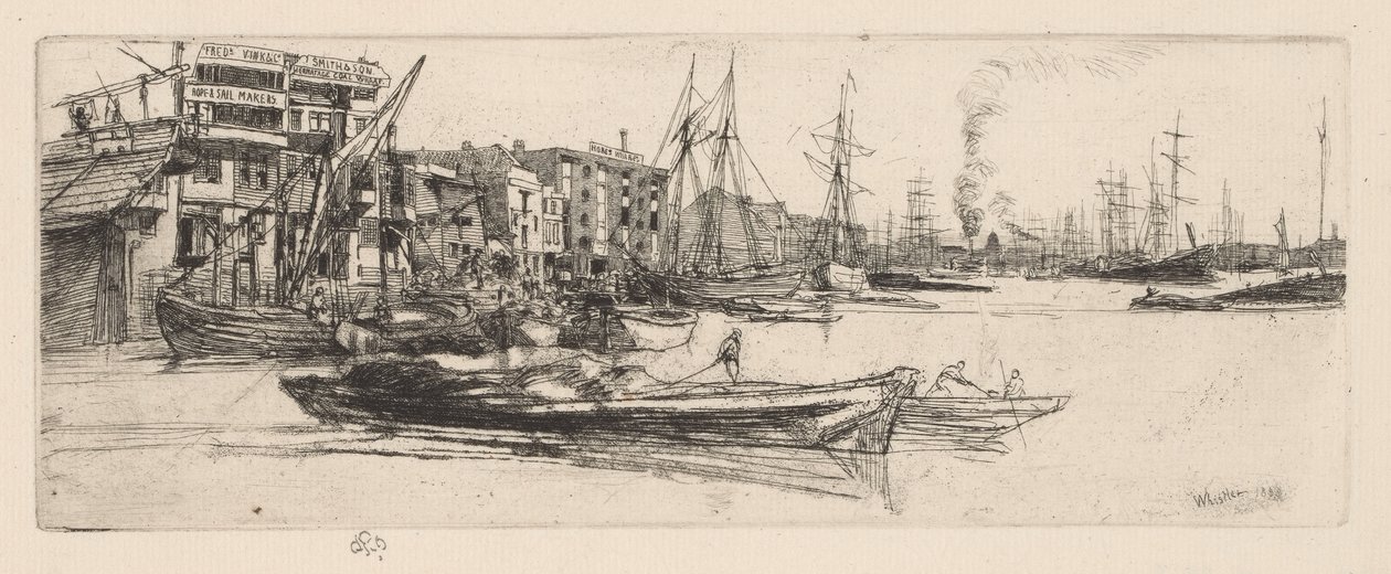 Thames Depoları by James Abbott McNeill Whistler