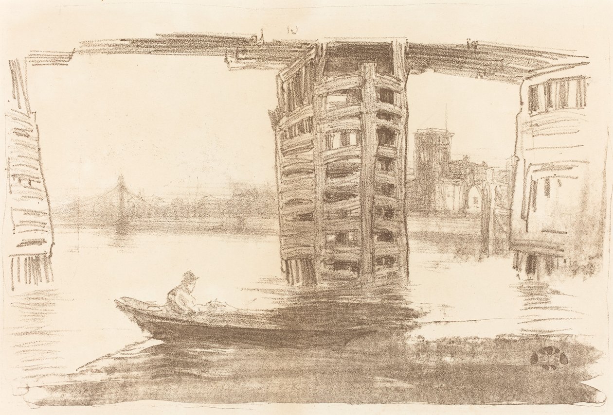 Geniş Köprü by James Abbott McNeill Whistler