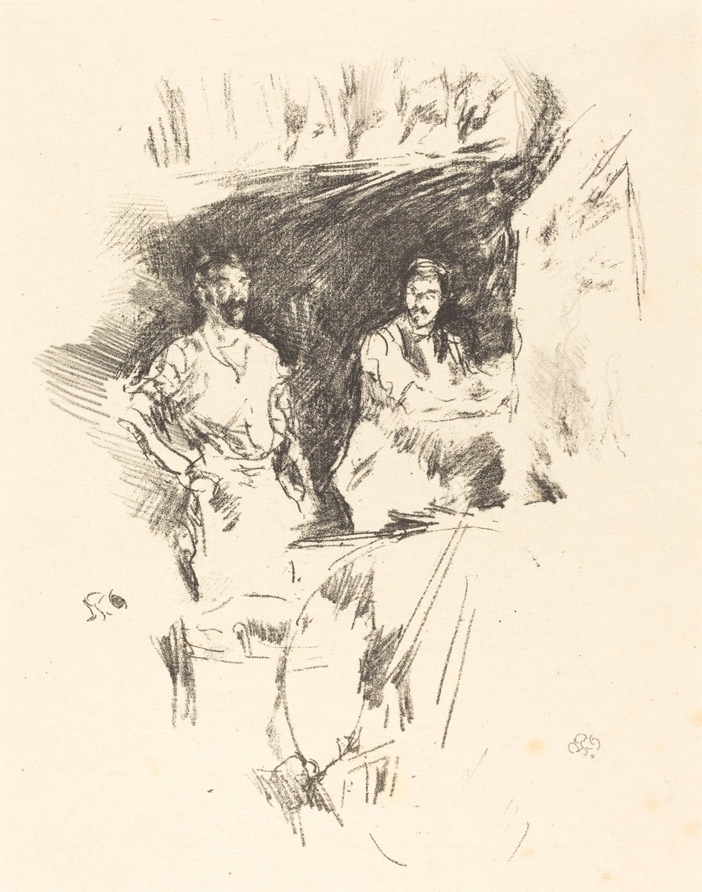 Erkek kardeşler by James Abbott McNeill Whistler