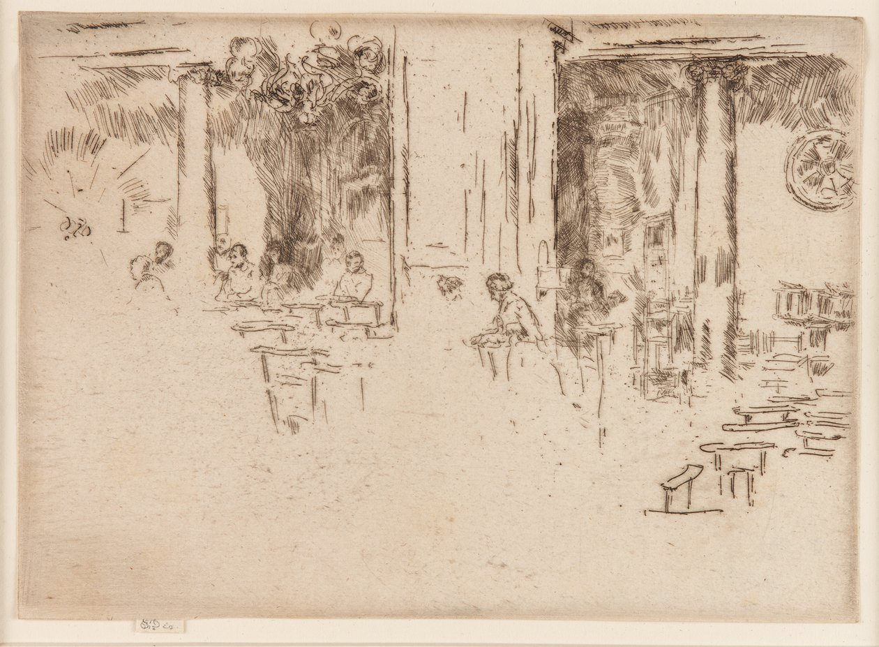 Kilise- Brüksel (Hayranlık) by James Abbott McNeill Whistler