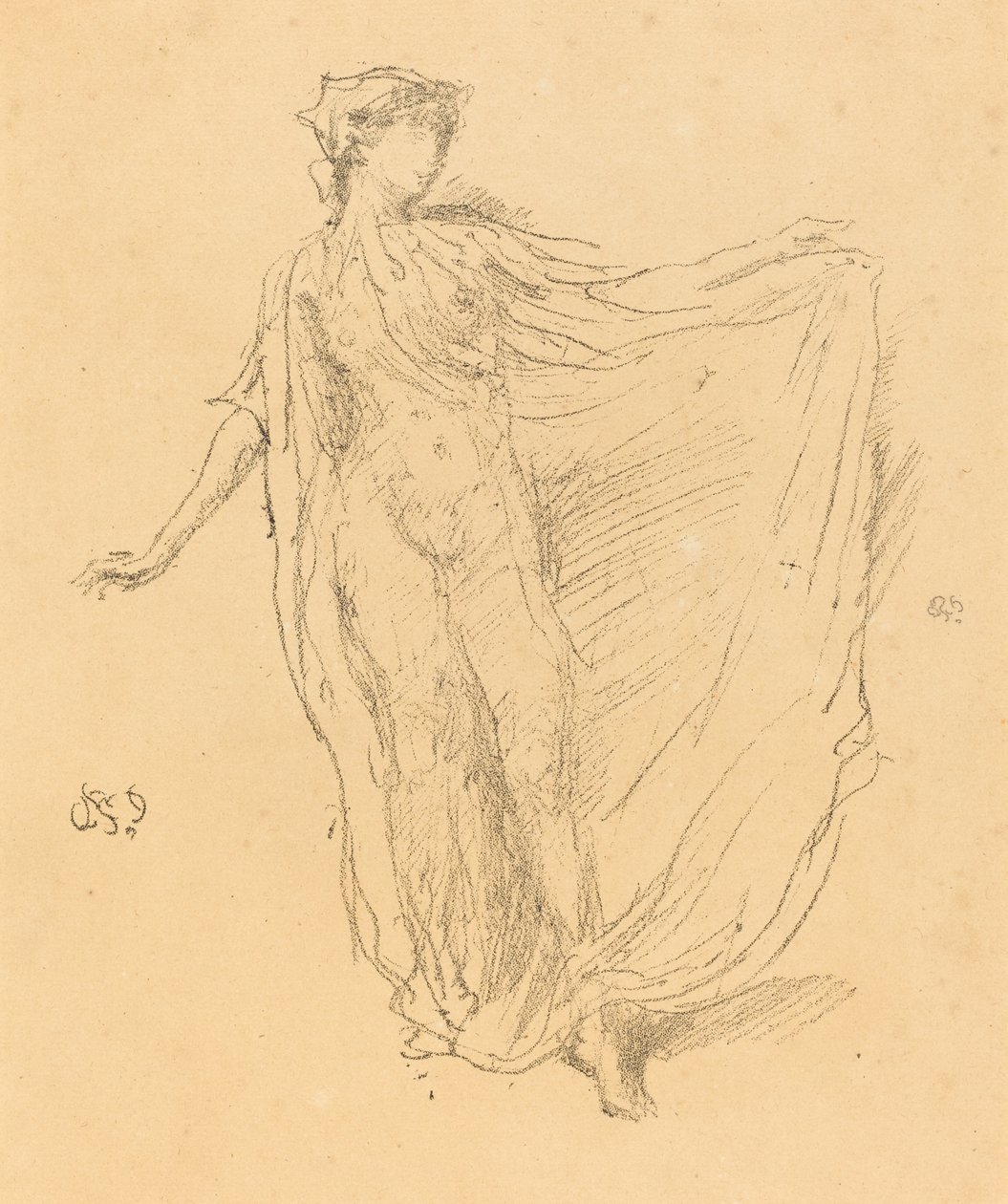 dans eden kız by James Abbott McNeill Whistler