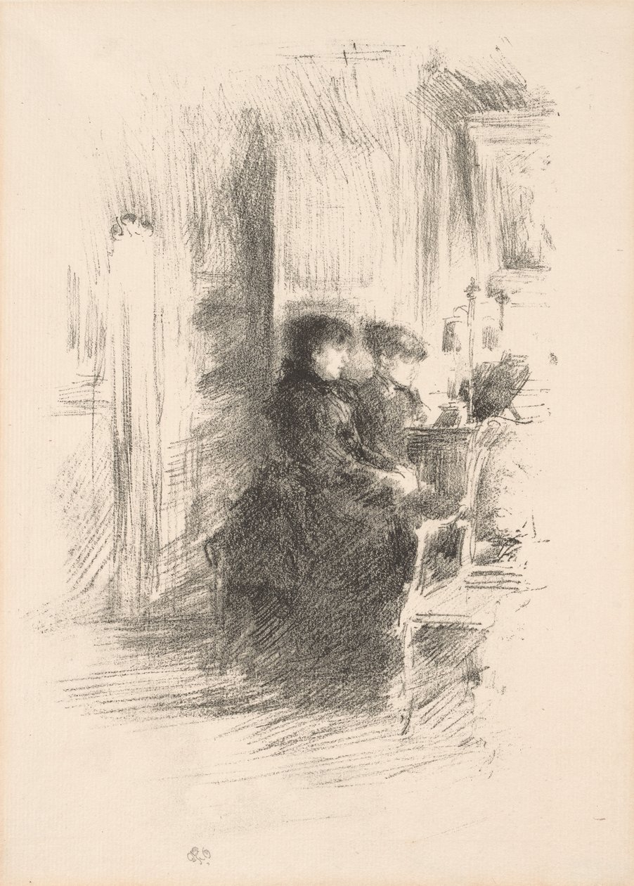 düet by James Abbott McNeill Whistler