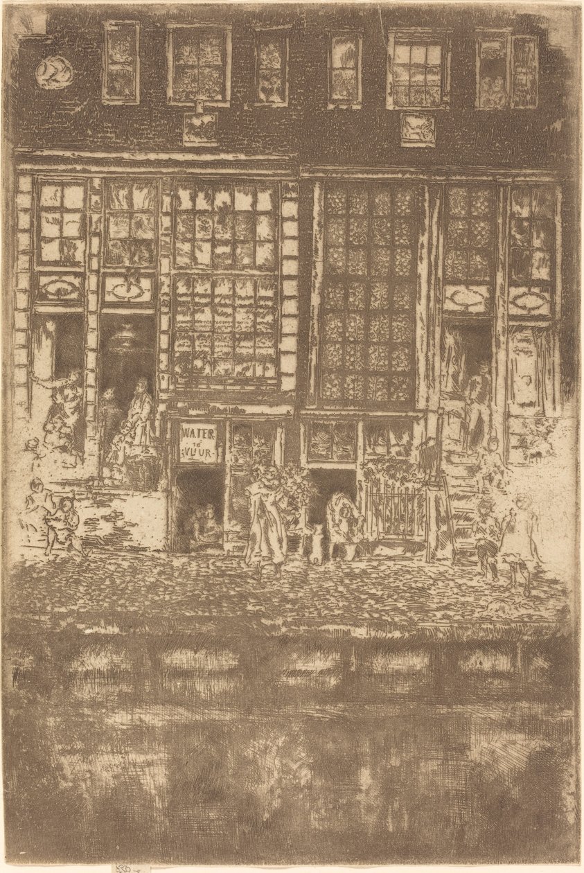 İşlemeli Perde by James Abbott McNeill Whistler
