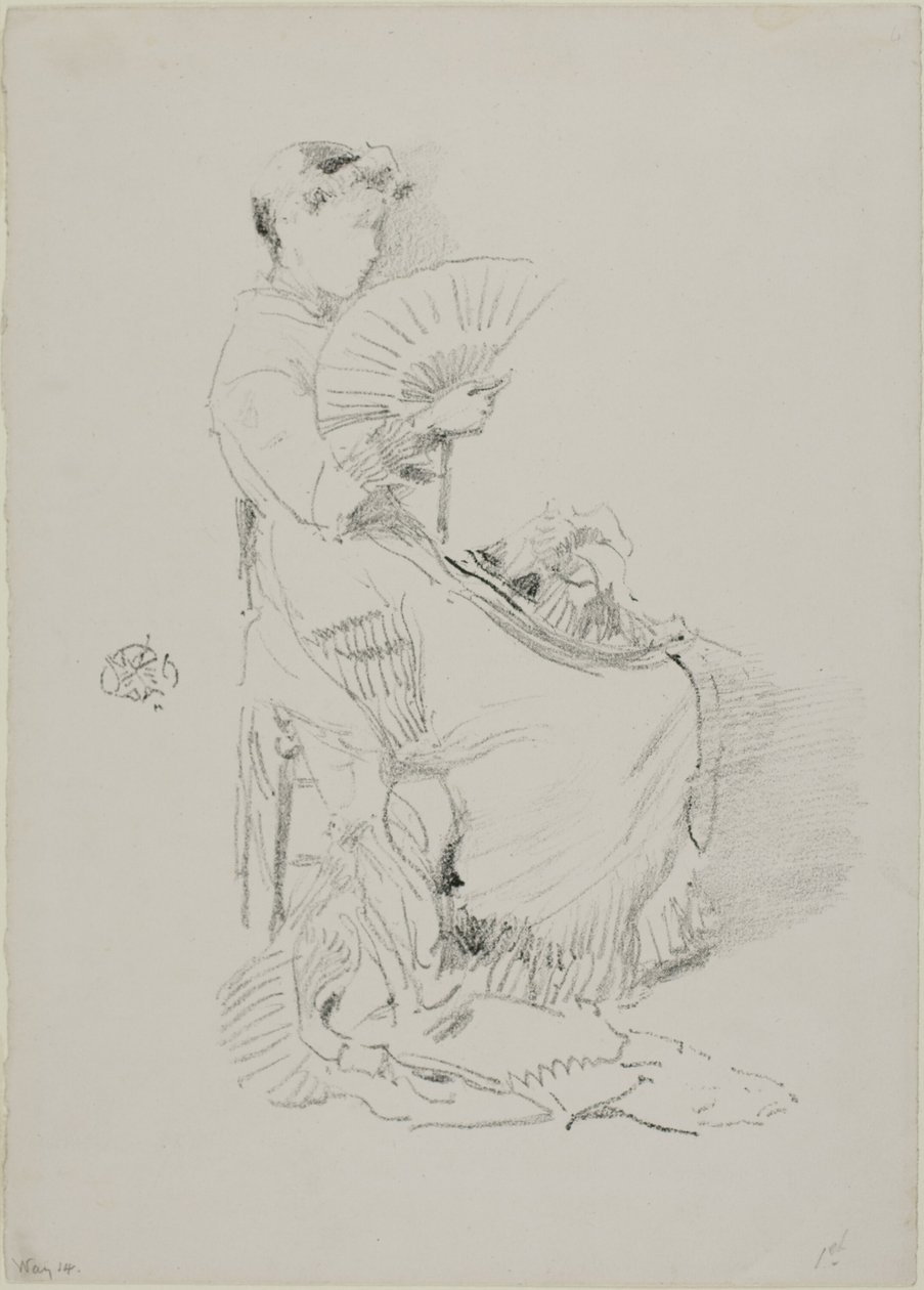 Fan by James Abbott McNeill Whistler