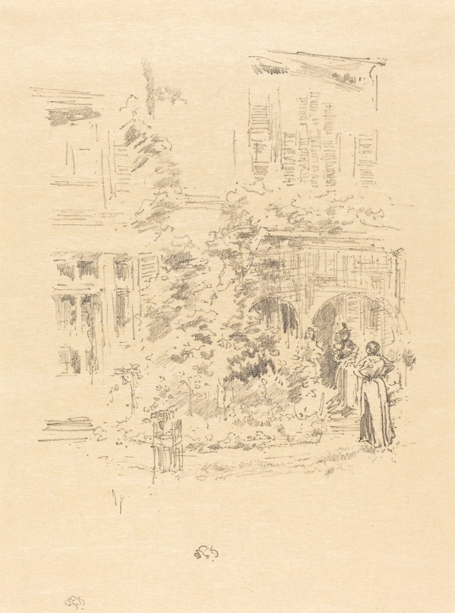 Bahçe Sundurması by James Abbott McNeill Whistler