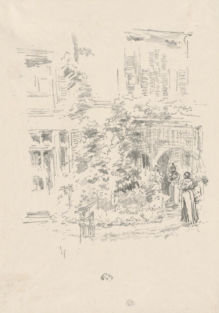 Bahçe Sundurması by James Abbott McNeill Whistler