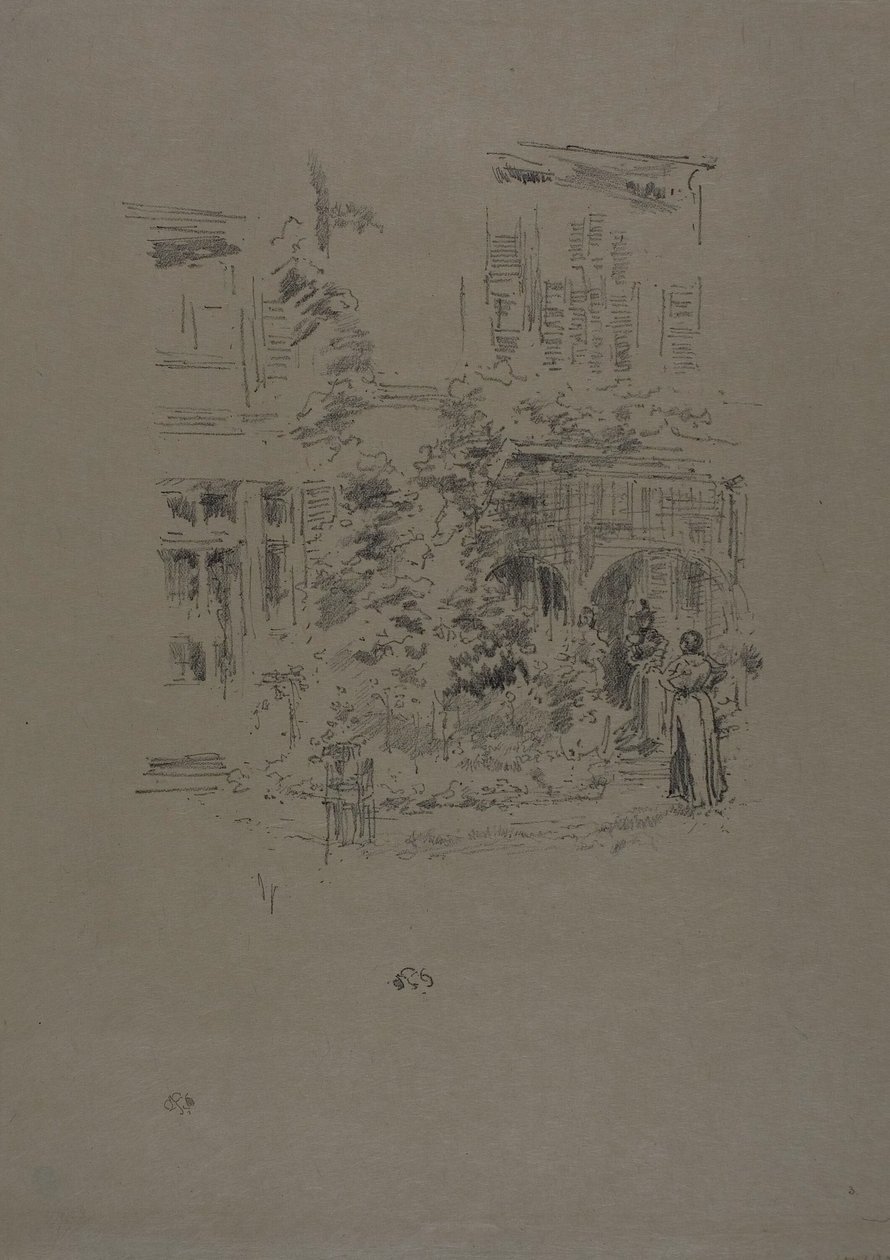 Bahçe Sundurması by James Abbott McNeill Whistler
