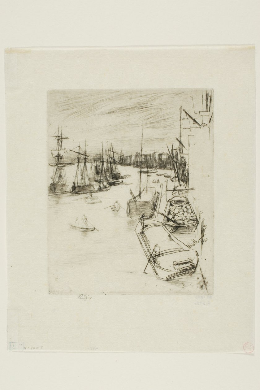 Küçük Rotherhithe by James Abbott McNeill Whistler