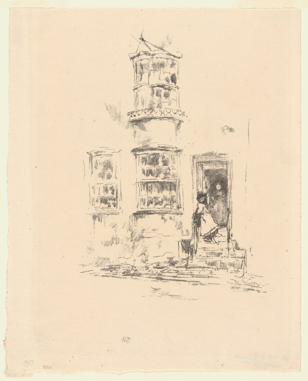 Küçük Adımlar, Lyme Regis by James Abbott McNeill Whistler