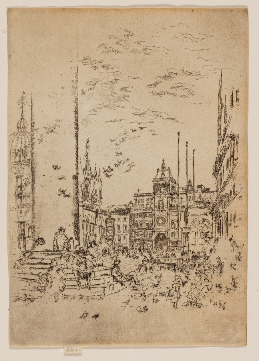 Piazzetta by James Abbott McNeill Whistler