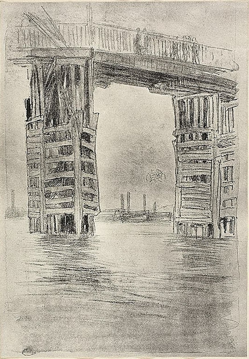 Uzun Köprü by James Abbott McNeill Whistler