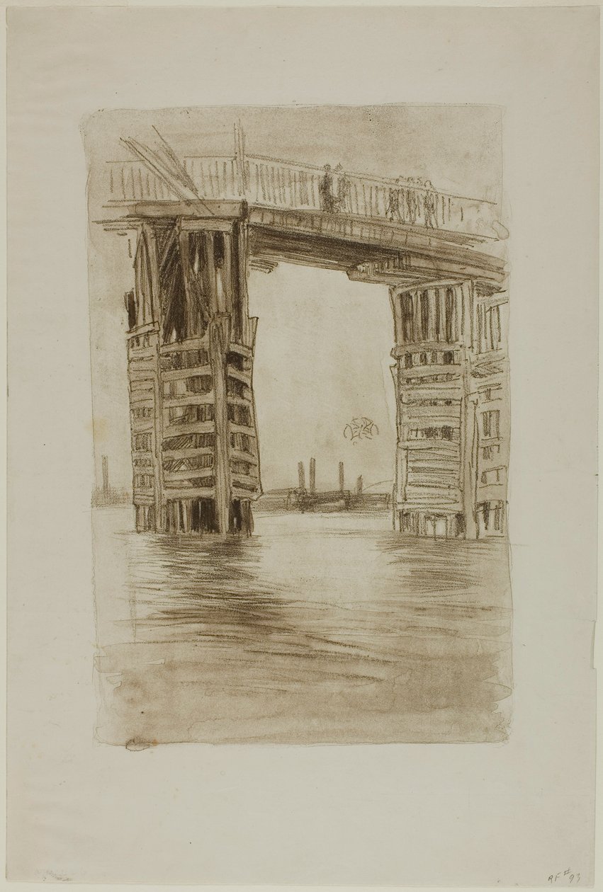 Uzun Köprü by James Abbott McNeill Whistler