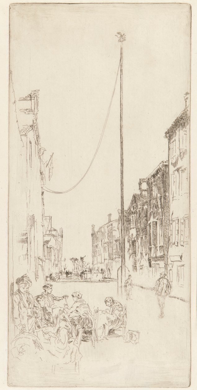 Venedik direği by James Abbott McNeill Whistler