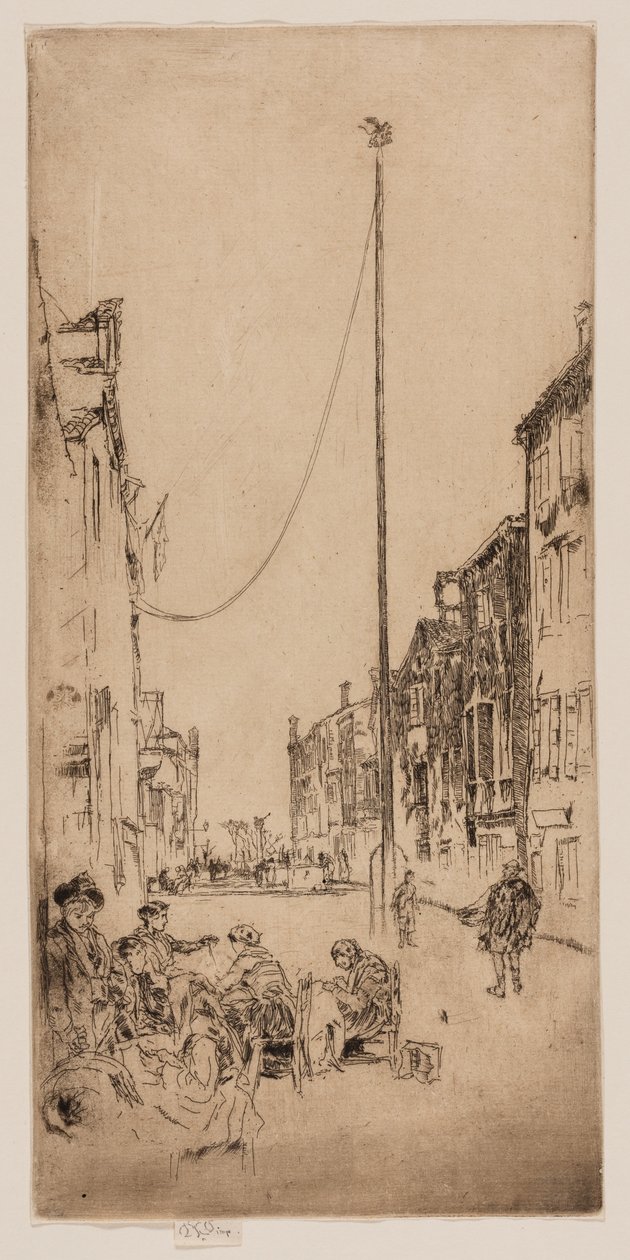 Venedik direği by James Abbott McNeill Whistler