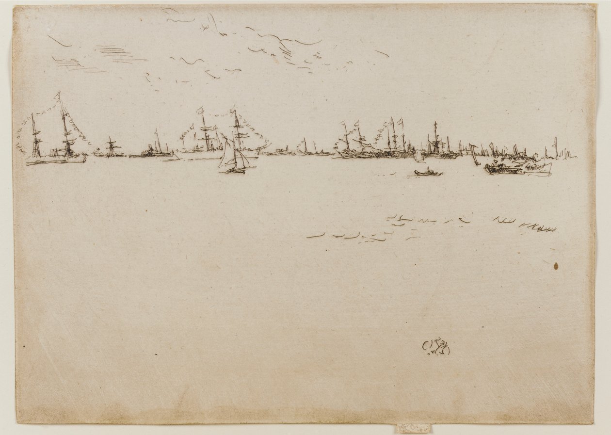 birlik gemileri by James Abbott McNeill Whistler