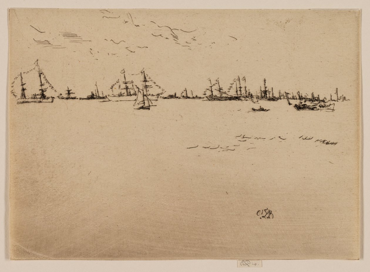birlik gemileri by James Abbott McNeill Whistler