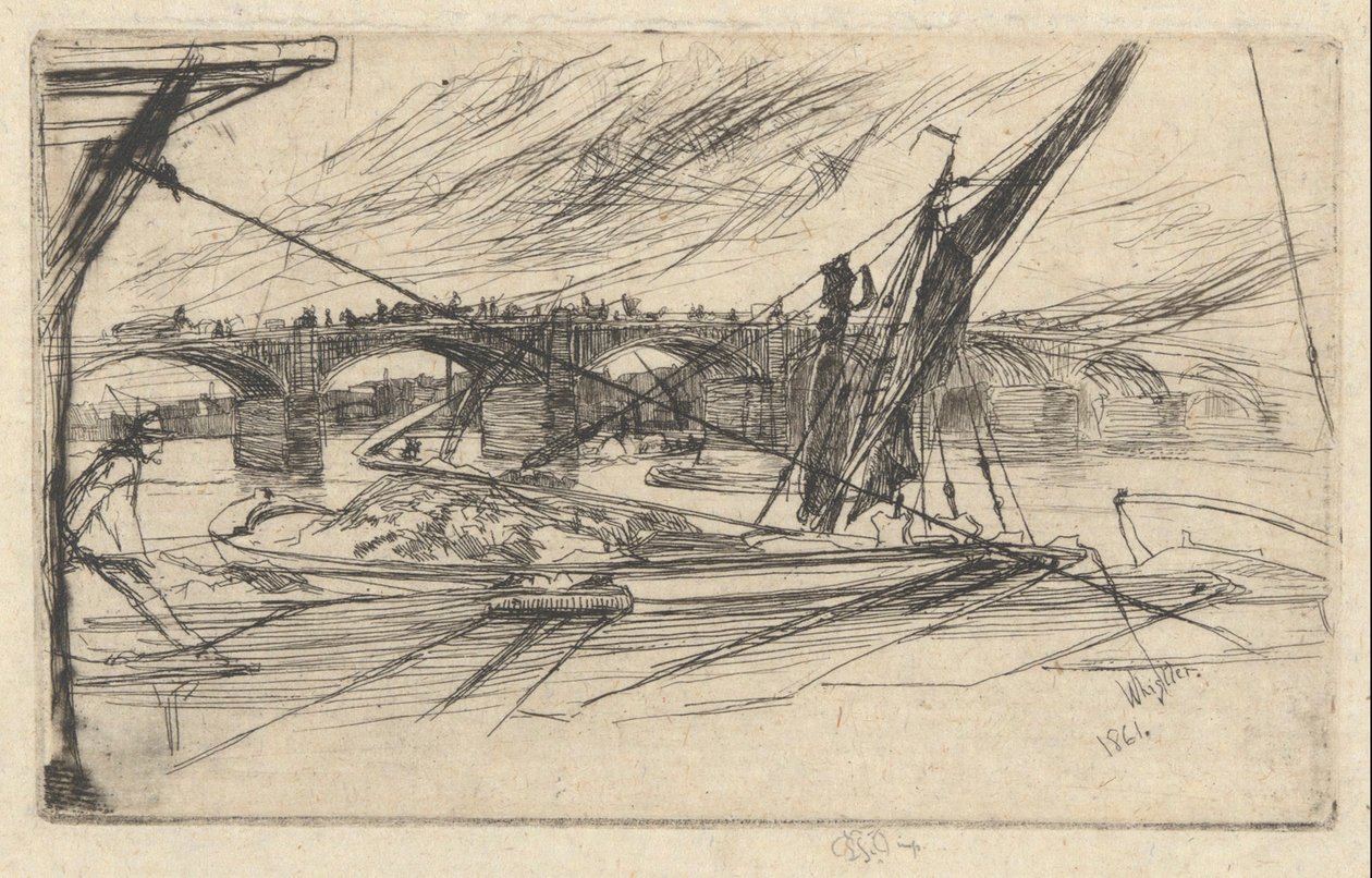 Opel Köprüsü by James Abbott McNeill Whistler